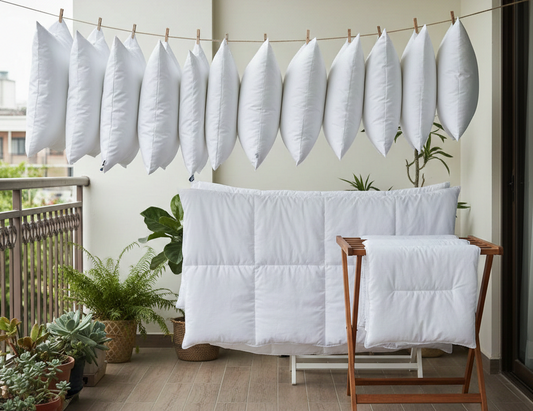 Tips Menjemur Produk Bulu Angsa dengan Benar