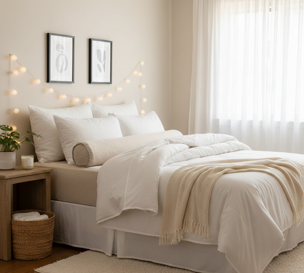 Kamar Estetik Ala Pinterest dengan Produk Bulu Angsa